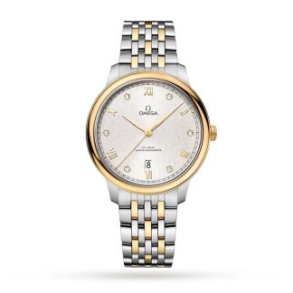Omega De Ville Prestige Co-Axial Chronometer 40mm Mens Watch Silver O43420402052001