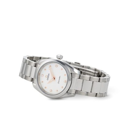 Omega Seamaster Aqua Terra 150M Ladies 28mm Quartz Diamond Dot Watch O22010286054001 - Image 2