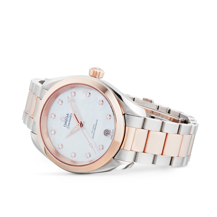 Omega Seamaster Aqua Terra 150m Co-Axial 34mm Ladies Watch O22020342055001 - Image 2