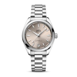 Omega Seamaster Aqua Terra 150m Co-Axial Master Chronometer 34mm Ladies Watch Sandstone O22010342009001