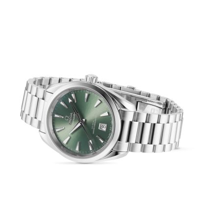 Omega Seamaster Aqua Terra 150m Co-Axial Master Chronometer 38mm Unisex Watch Green O22010382010002 - Image 3