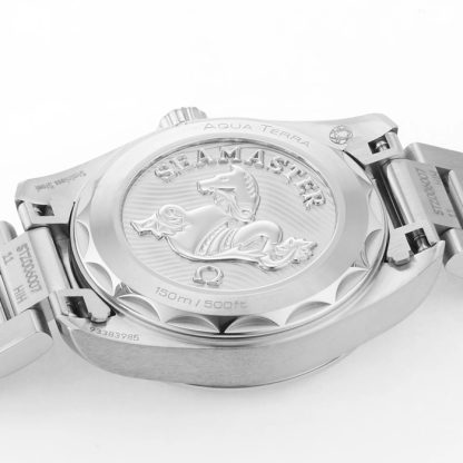 Omega Seamaster Aqua Terra Quartz 28mm Ladies Watch O22010286053001 - Image 3