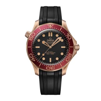 Omega Seamaster Diver 300M 42mm Mens Watch Black Rubber Strap O21092422001003