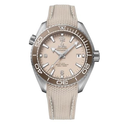 Omega Seamaster Planet Ocean 600M 43.5mm Mens Watch Beige O21532442109001