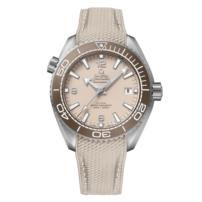 Omega Seamaster Planet Ocean 600M 43.5mm Mens Watch Beige O21532442109001