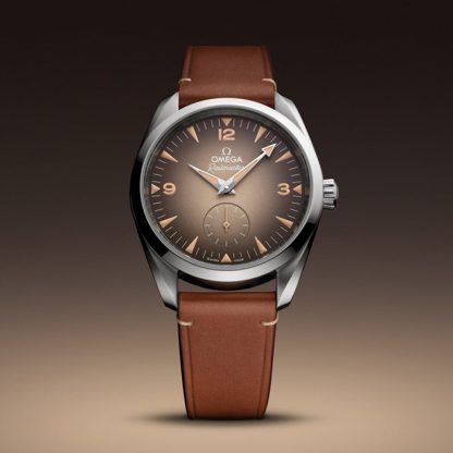 Omega Seamaster Railmaster 38mm Mens Watch Brown Leather O23512382013001 - Image 4