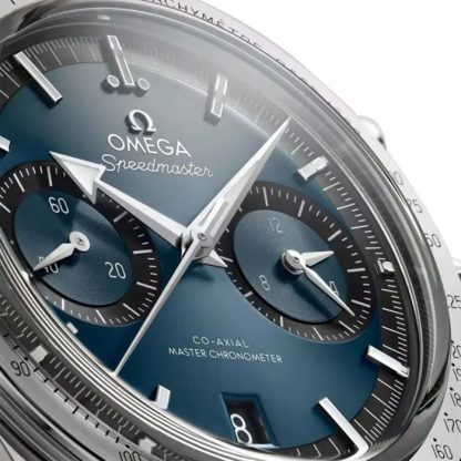 Omega Speedmaster 57 Co-Axial Master Chronometer Chronograph 40.5mm Mens Watch Blue O33210415103001 - Image 4
