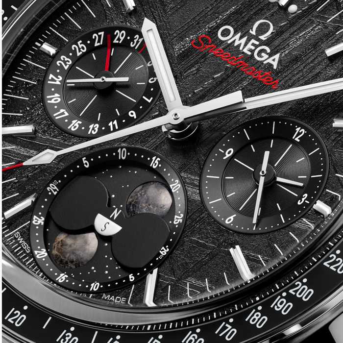 Omega Speedmaster Moonphase 43mm Mens Watch Steel Black O30430435201001 - Image 4