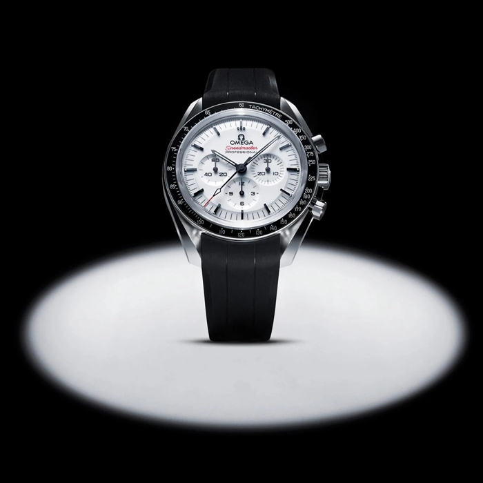 Omega Speedmaster Moonwatch Professional 42mm Mens Watch Black Rubber Strap O31032425004001 - Image 5
