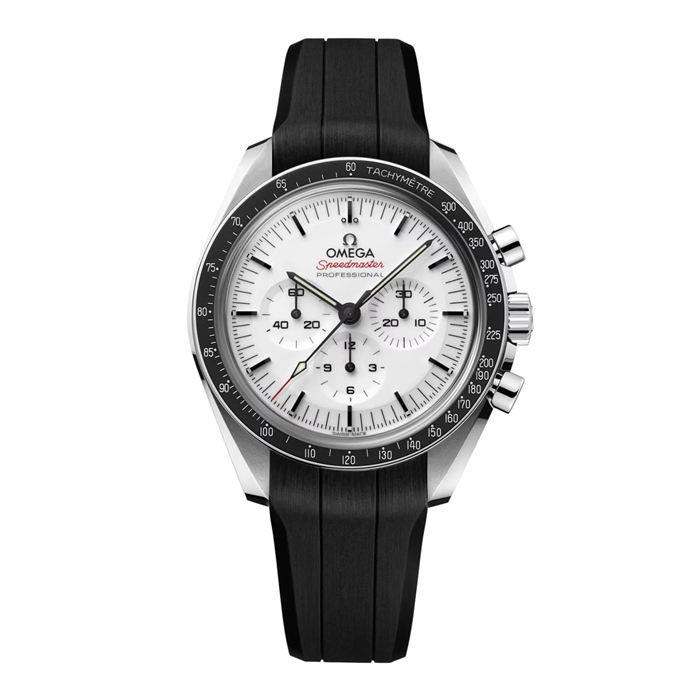 Omega Speedmaster Moonwatch Professional 42mm Mens Watch Black Rubber Strap O31032425004001