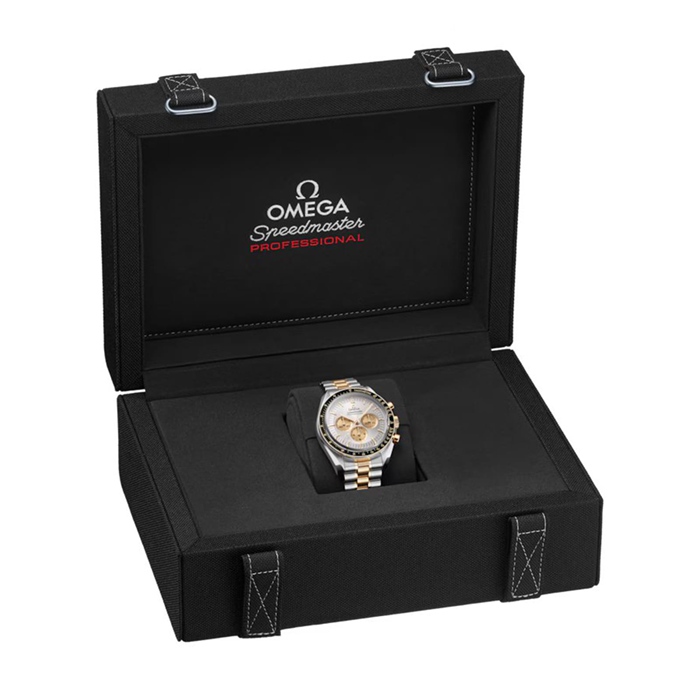 Omega Speedmaster Moonwatch Professional 42mm Mens Watch Moonshine Gold O31020425002001 - Image 5