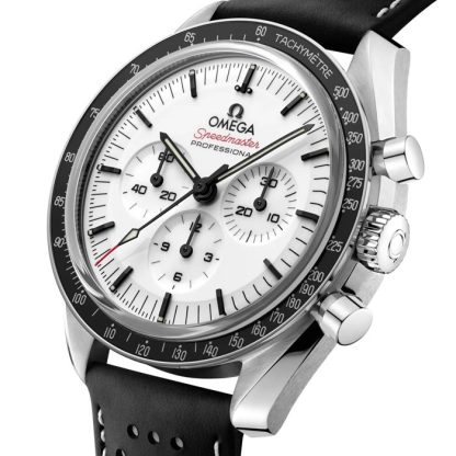 Omega Speedmaster Moonwatch Professional 42mm Mens Watch White Rubber O31032425004002 - Image 2