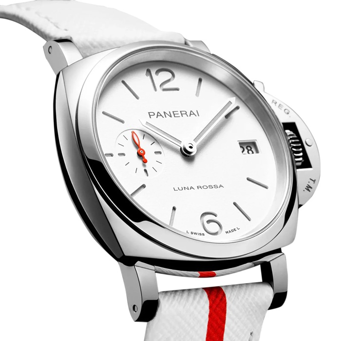 Panerai Luminor Due Luna Rossa 38mm Ladies Watch White PAM01378 - Image 2