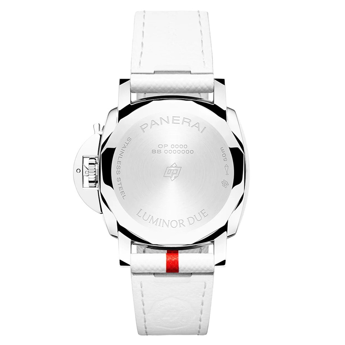 Panerai Luminor Due Luna Rossa 38mm Ladies Watch White PAM01378 - Image 4