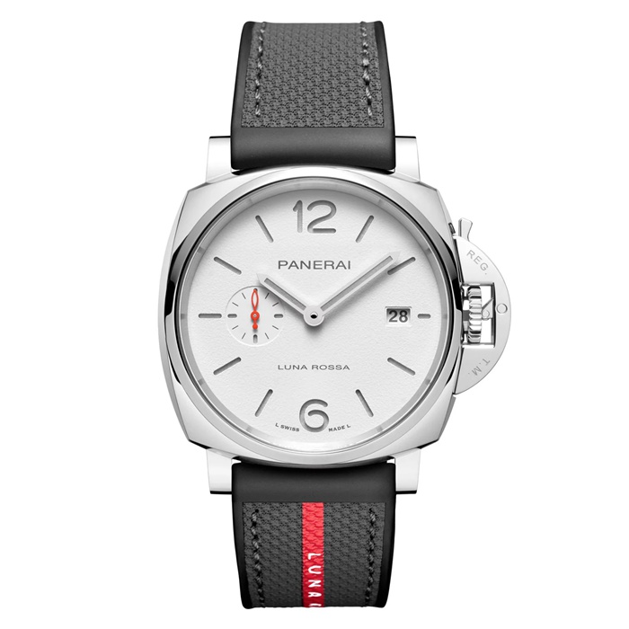 Panerai Luminor Due Luna Rossa 42mm Mens Watch White PAM01381
