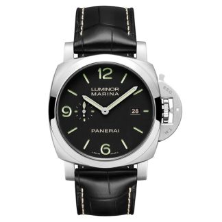 Panerai Luminor Marina 44mm Mens Watch Black PAM03312