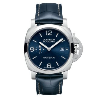 Panerai Luminor Marina 44mm Mens Watch Blue PAM03313