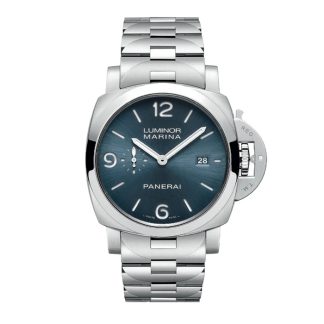 Panerai Luminor Marina 44mm Mens Watch Blue PAM03323