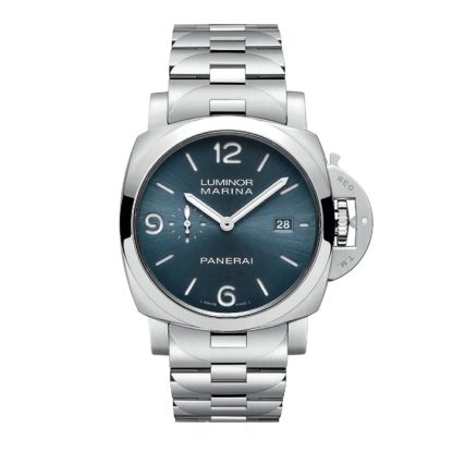 Panerai Luminor Marina 44mm Mens Watch Blue PAM03323