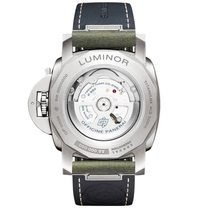Panerai Luminor Marina Titanio 44mm Mens Watch Green PAM03325 - Image 5