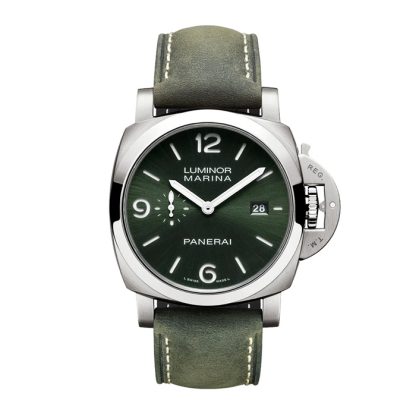 Panerai Luminor Marina Titanio 44mm Mens Watch Green PAM03325