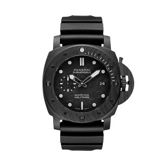 Panerai Submersible Marina Militare Carbotech 47mm Mens Watch PAM02979