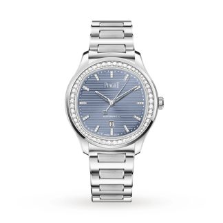Piaget Polo Date 36mm Ladies Watch Blue G0A47027