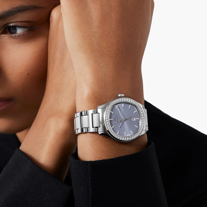 Piaget Polo Date 36mm Ladies Watch Blue G0A47027 - Image 5