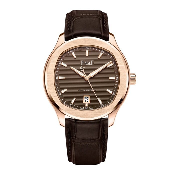 Piaget Polo Date 42mm Mens Watch Brown G0A48021