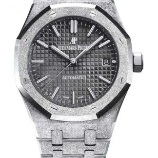 Replica Audemars Piguet Royal Oak Frosted Gold Selfwinding Black 15454BC.GG.1259BC.03