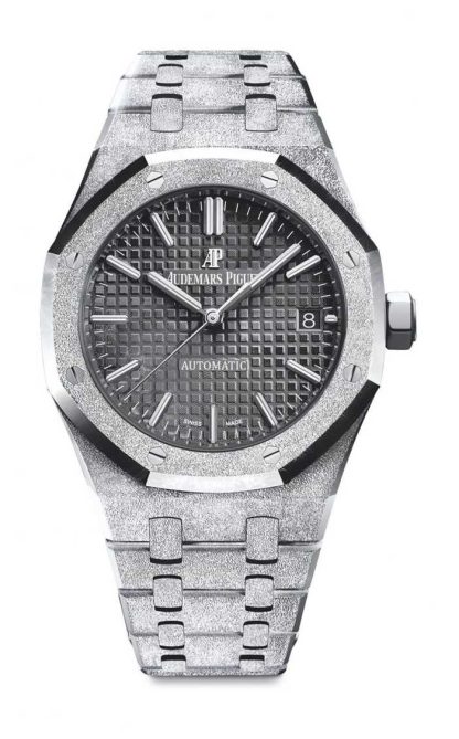 Replica Audemars Piguet Royal Oak Frosted Gold Selfwinding Black 15454BC.GG.1259BC.03