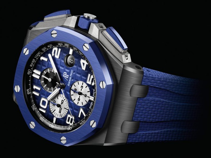Replica Audemars Piguet Royal Oak Offshore Chronograph Automatic Blue 26405CE-OO-A030CA-01 - Image 2