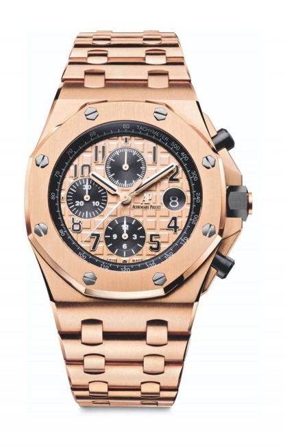 Replica Audemars Piguet Royal Oak Offshore Chronograph Gold 26470OR.OO.1000OR.01