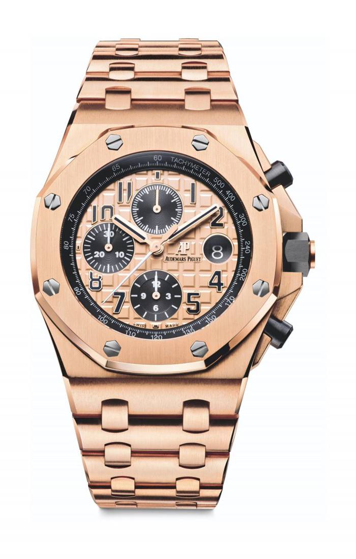 Replica Audemars Piguet Royal Oak Offshore Chronograph Gold 26470OR.OO.1000OR.01