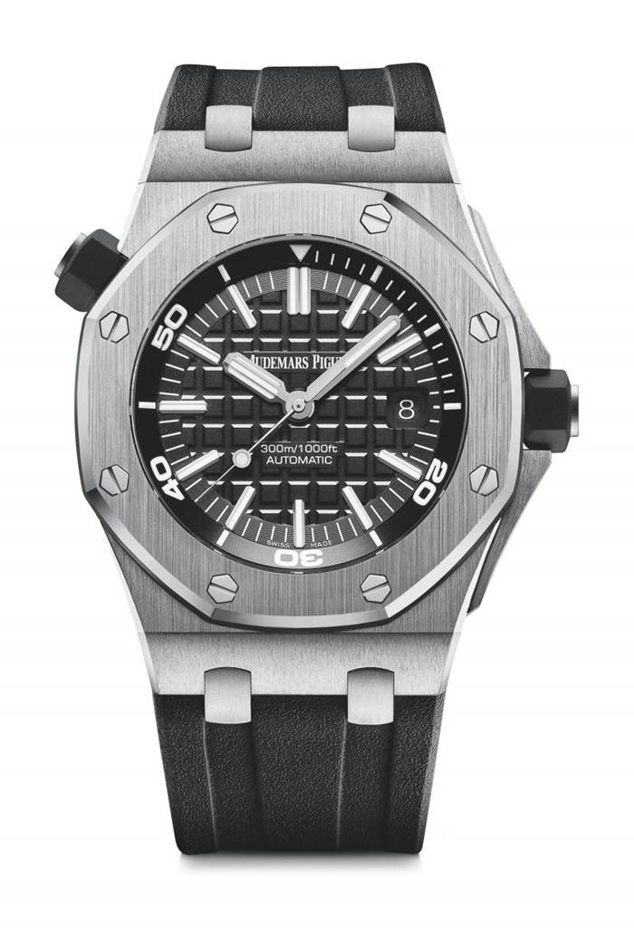 Replica Audemars Piguet Royal Oak Offshore Diver Black 15710ST.OO.A002CA.01