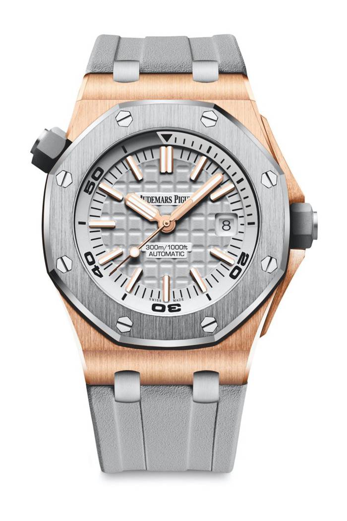 Replica Audemars Piguet Royal Oak Offshore Diver Gray 15711OI.OO.A006CA.01