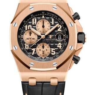 Replica Audemars Piguet Royal Oak Offshore Selfwinding Chronograph Black Gold 26470OR.OO.A002CR.02
