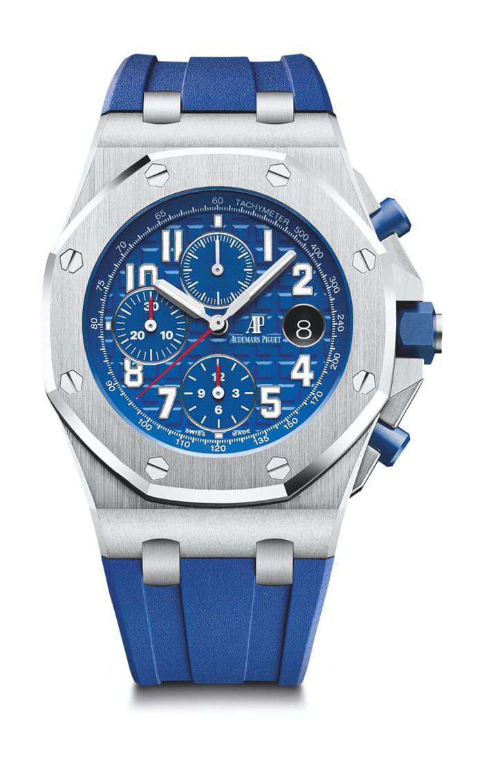Replica Audemars Piguet Royal Oak Offshore Selfwinding Chronograph Blue 26470ST.OO.A030CA.01