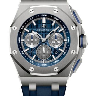 Replica Audemars Piguet Royal Oak Offshore Selfwinding Chronograph Blue Silver 26480TI.OO.A027CA.01