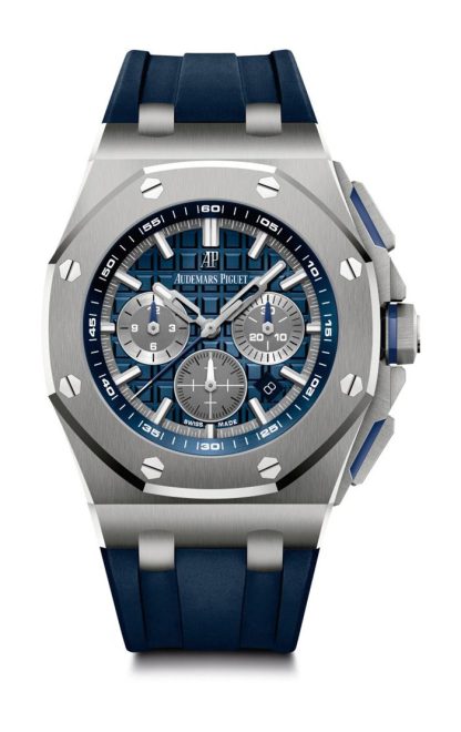 Replica Audemars Piguet Royal Oak Offshore Selfwinding Chronograph Blue Silver 26480TI.OO.A027CA.01