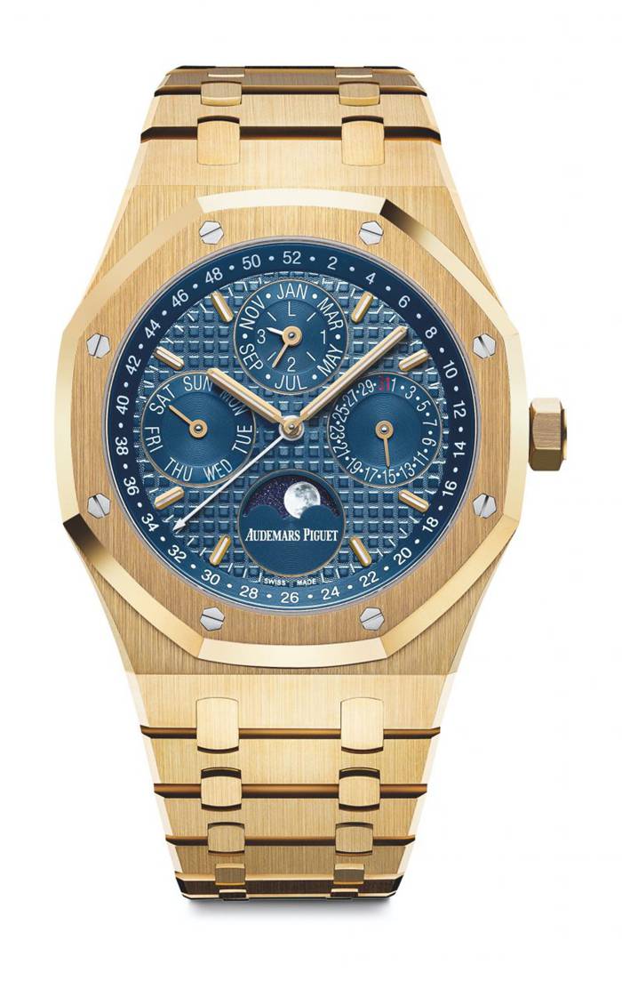 Replica Audemars Piguet Royal Oak Perpetual Calendar Blue 26574BA.OO.1220BA.01