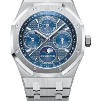 Replica Audemars Piguet Royal Oak Perpetual Calendar Blue 26574ST.OO.1220ST.02