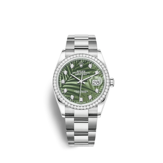 Replica Rolex Datejust 126284RBR 36mm Olive green