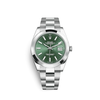 Replica Rolex Datejust 126300 41mm Mint green Oyster