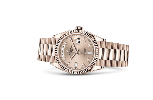 Replica Rolex Day-Date 36 Oyster 36 mm Everose gold 128235 - Image 2