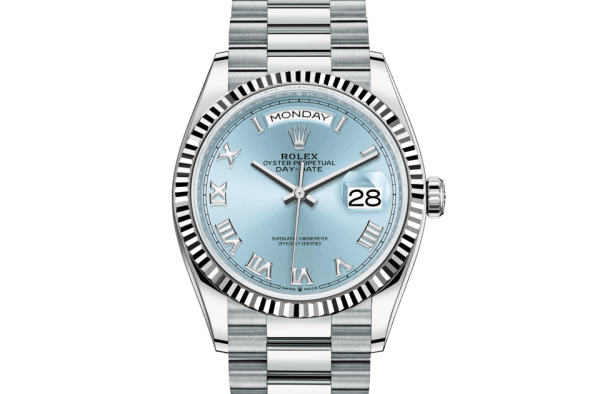 Replica Rolex Day-Date 36 Oyster 36 mm platinum 128236