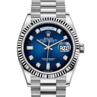 Replica Rolex Day-Date 36 Oyster 36 mm white gold 128239