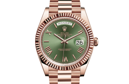 Replica Rolex Day-Date 40 Oyster 40 mm Everose gold 228235