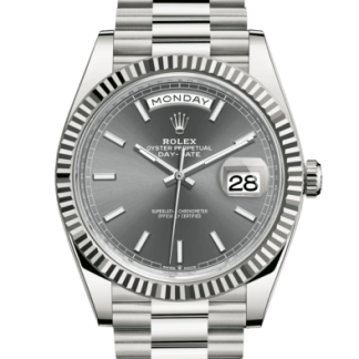 Replica Rolex Day-Date 40 Oyster 40 mm white gold 228239