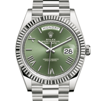 Replica Rolex Day-Date 40 Oyster 40 mm white gold 228239